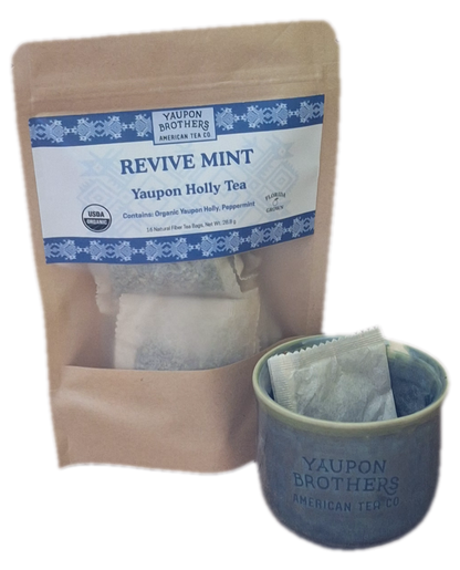 Yaupon Tea - Revive Mint - ZipPacket 16