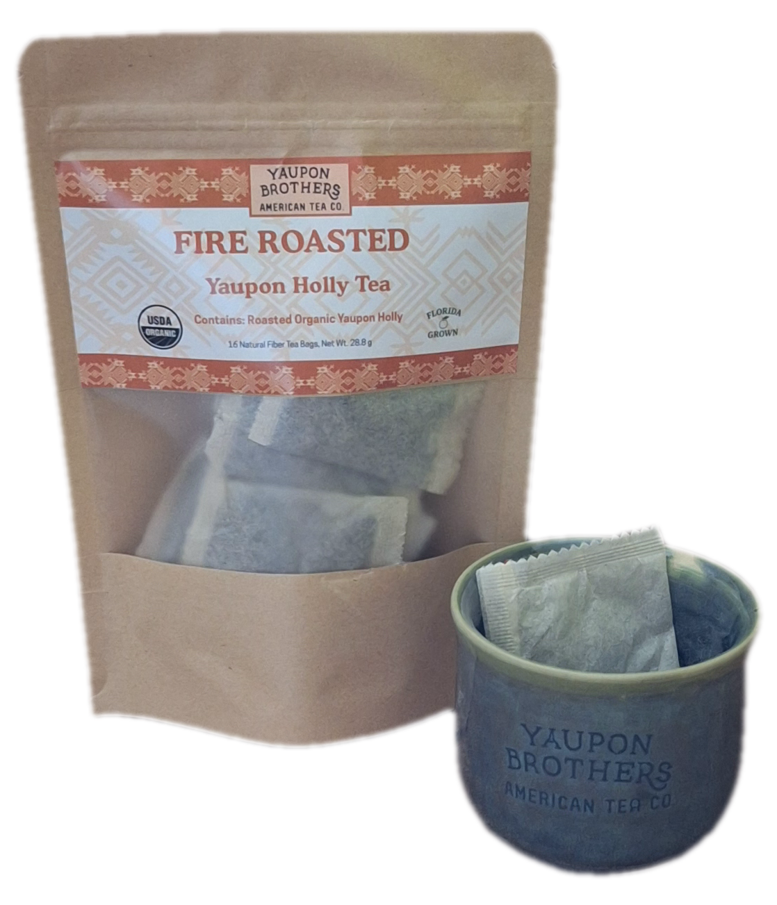 Yaupon Tea - Fire Roasted - ZipPacket 16