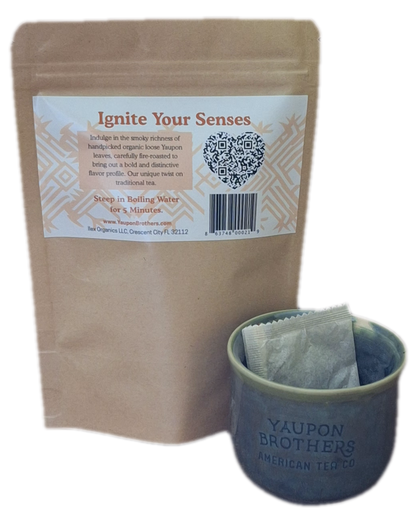 Yaupon Tea - Fire Roasted - ZipPacket 16