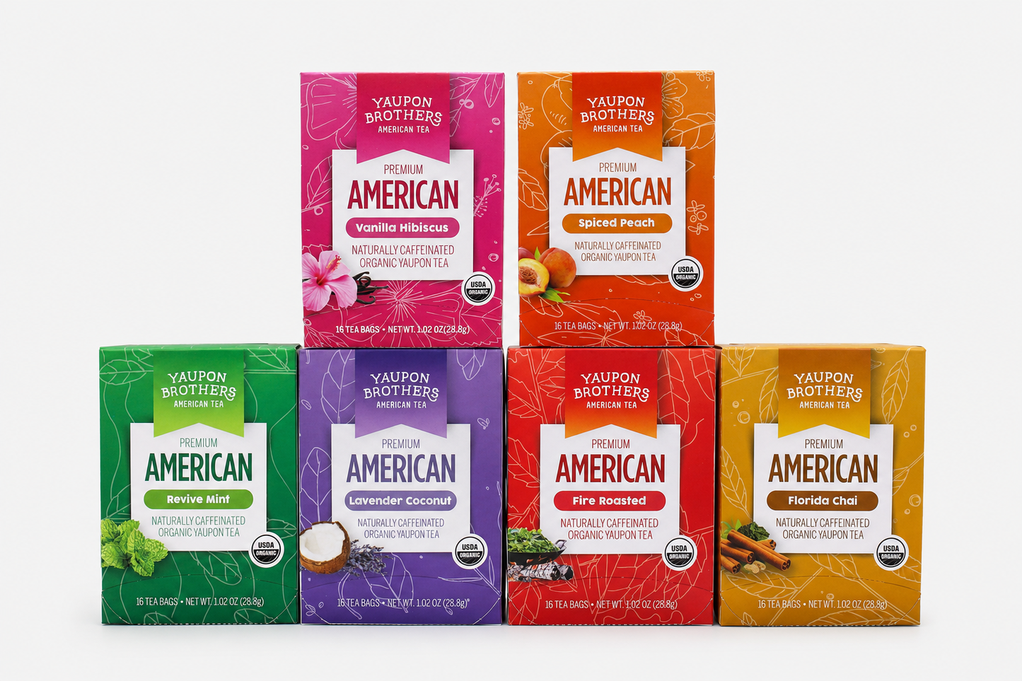 Yaupon Tea - 6 blends - shipping included