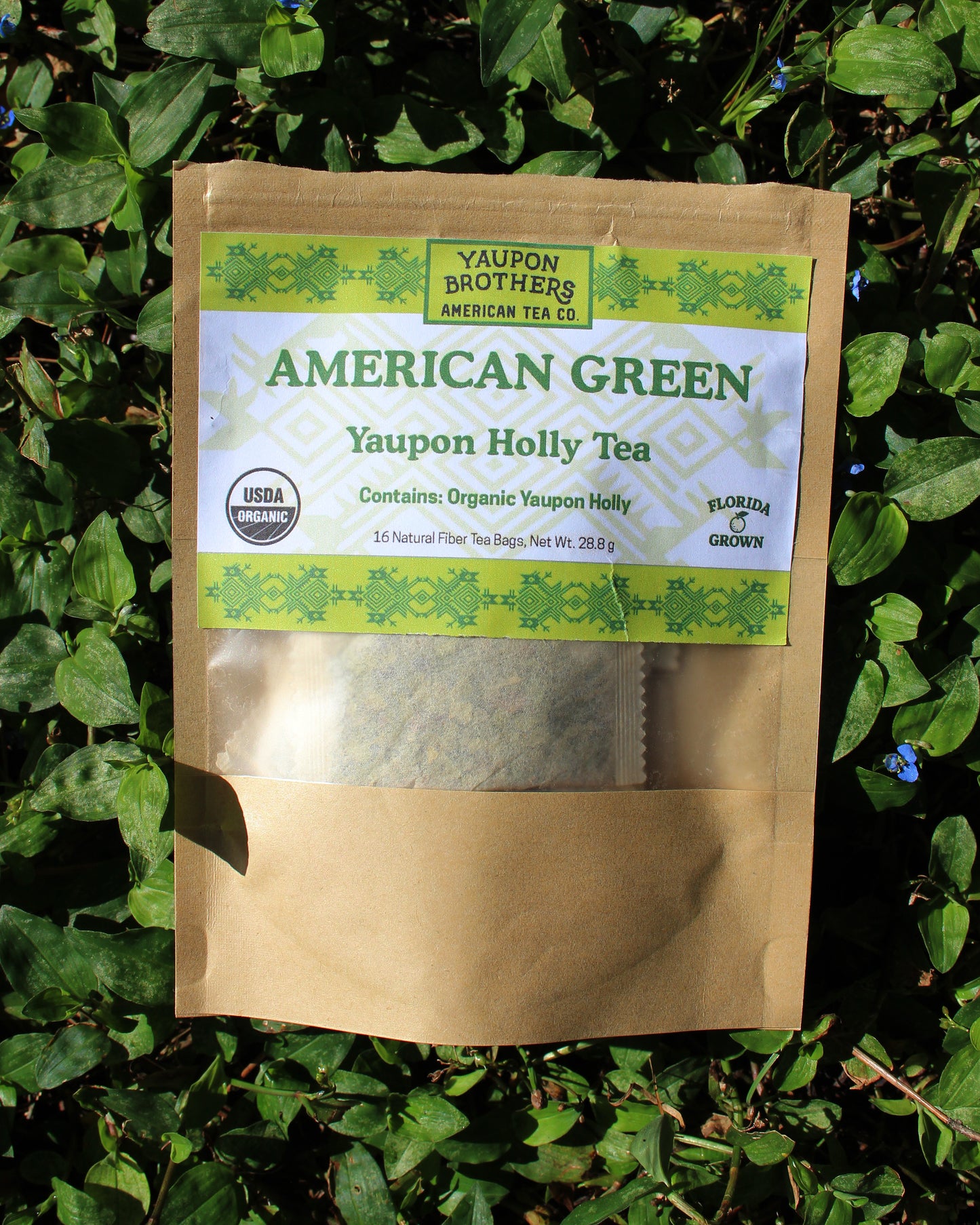 Yaupon Tea - American Green - ZipPacket 16