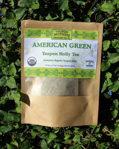 Yaupon Tea - American Green - ZipPacket 16