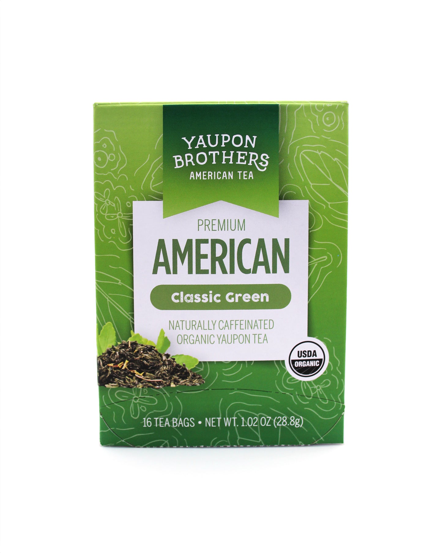 Yaupon Tea - American Green - box 16