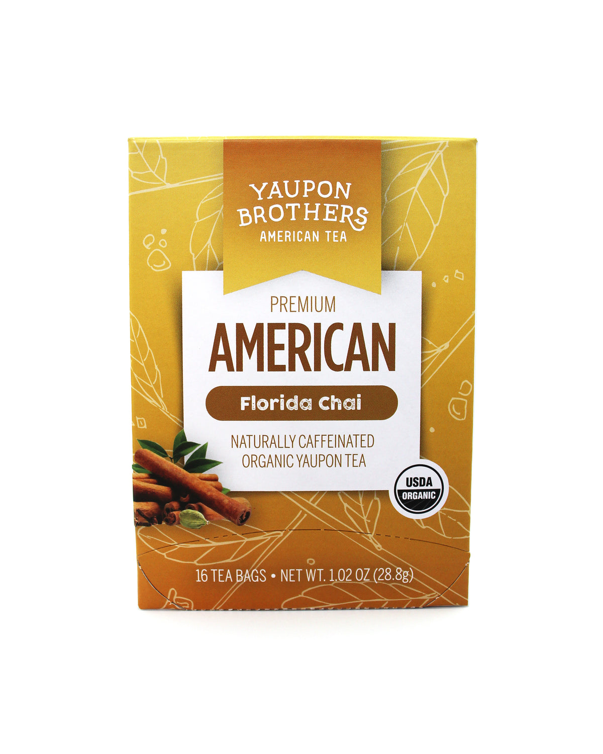 Forid Tea Florida Chai Yaupon Tea (Box of 16) – Yaupon Brothers American Tea Co.