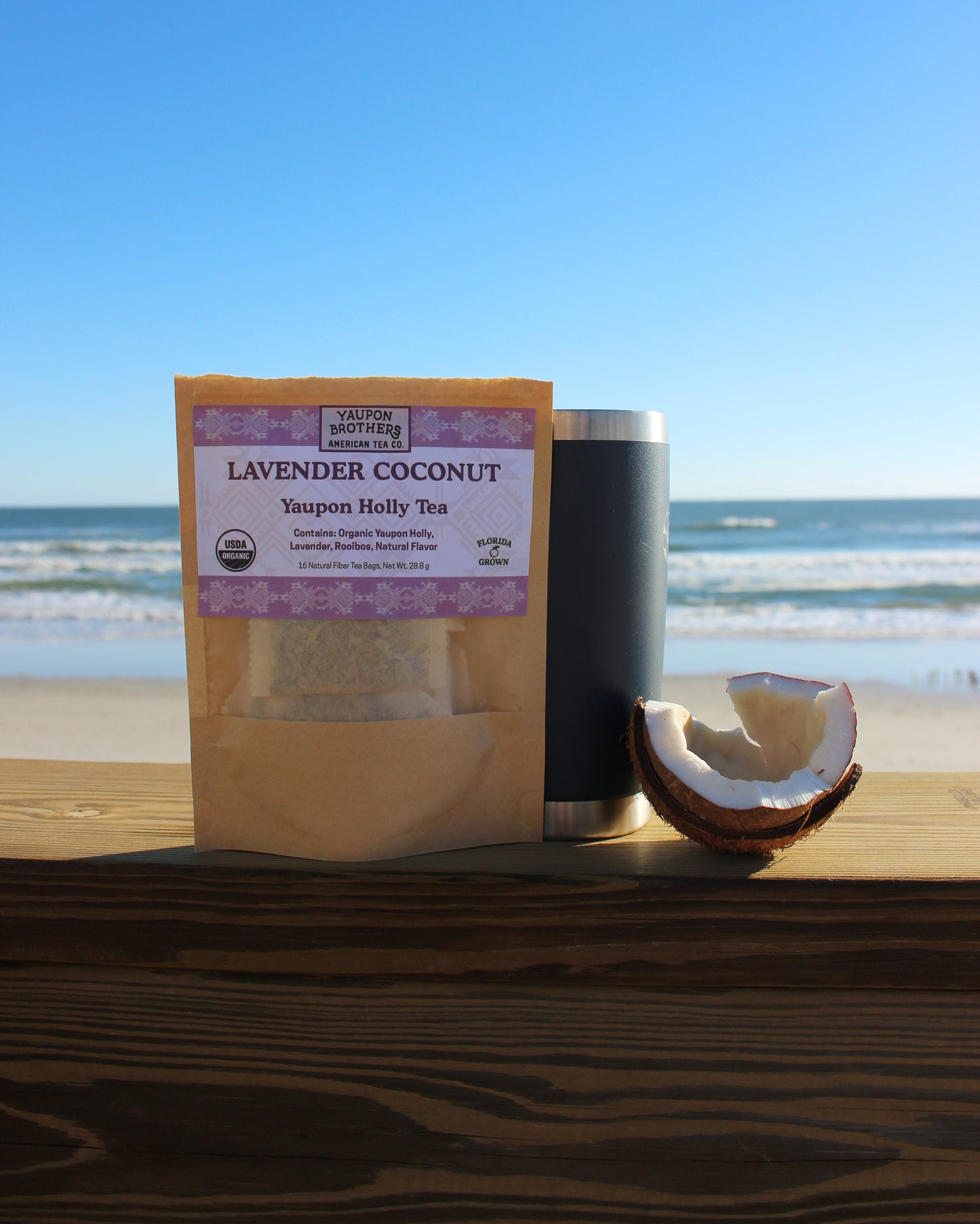Yaupon Tea - Lavender Coconut - ZipPacket 16