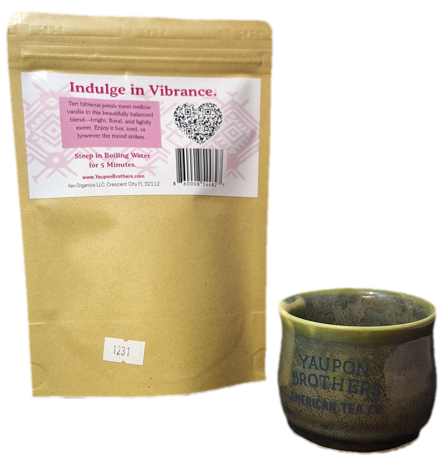 yaupon brothers organic yaupon vanilla hibiscus tea