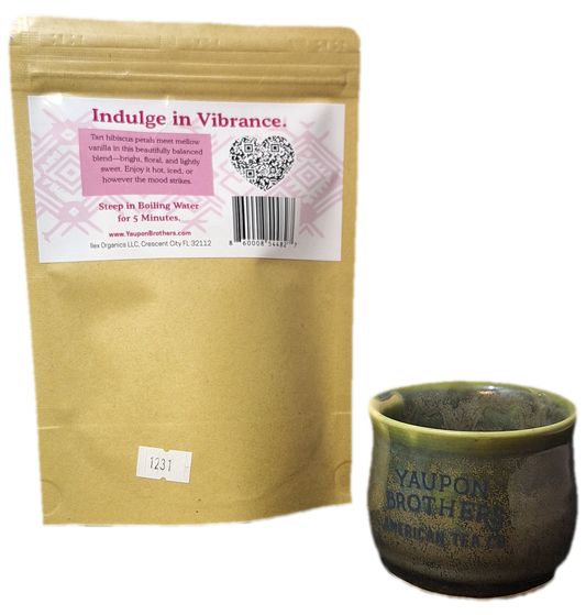 Yaupon Tea - Vanilla Hibiscus - ZipPacket 16