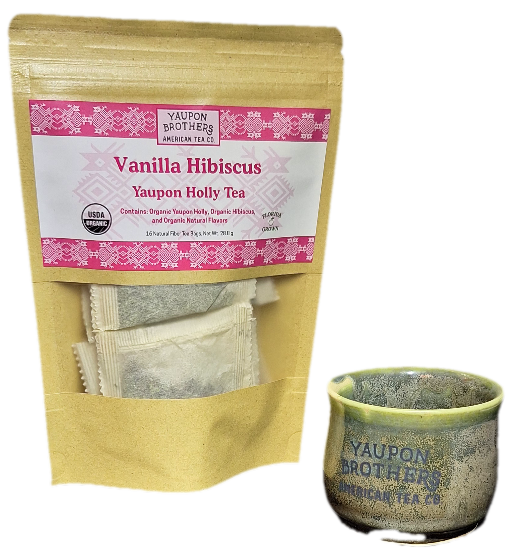 yaupon brothers organic yaupon vanilla hibiscus tea