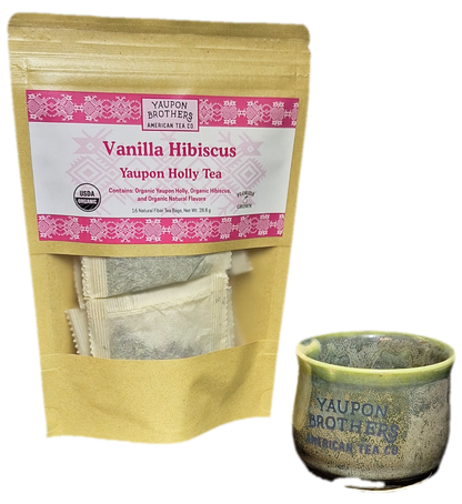 yaupon brothers organic yaupon vanilla hibiscus tea