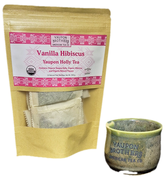 Yaupon Tea - Vanilla Hibiscus - ZipPacket 16