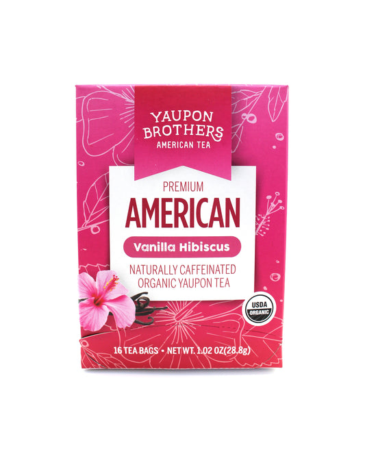 Yaupon Tea - Vanilla Hibiscus - box 16