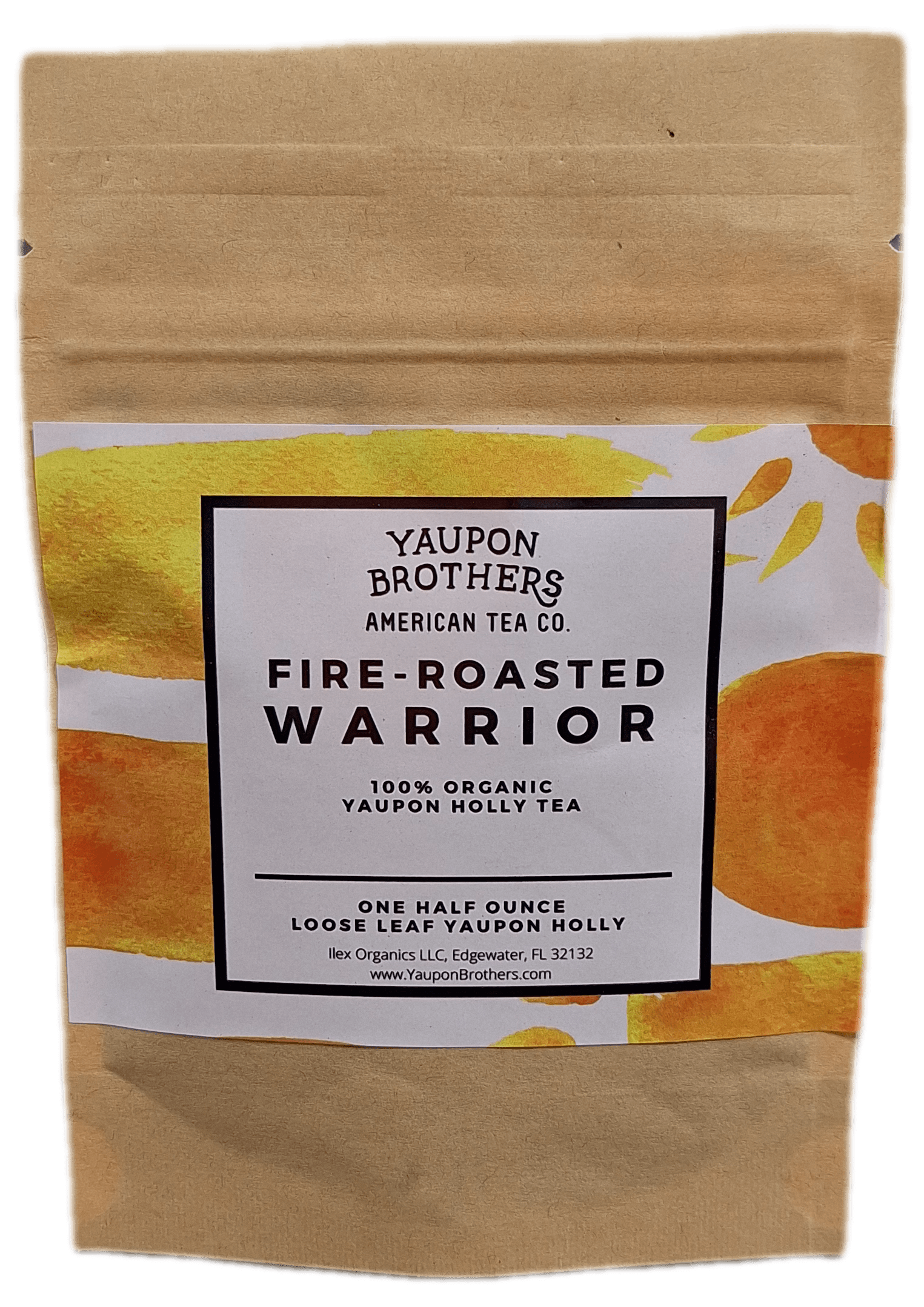 yaupon Fire-Roasted Warrior's Blend Yaupon (1/2 ounce, Bulk Loose Leaf)