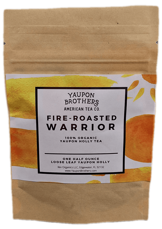 yaupon Fire-Roasted Warrior's Blend Yaupon (1/2 ounce, Bulk Loose Leaf)