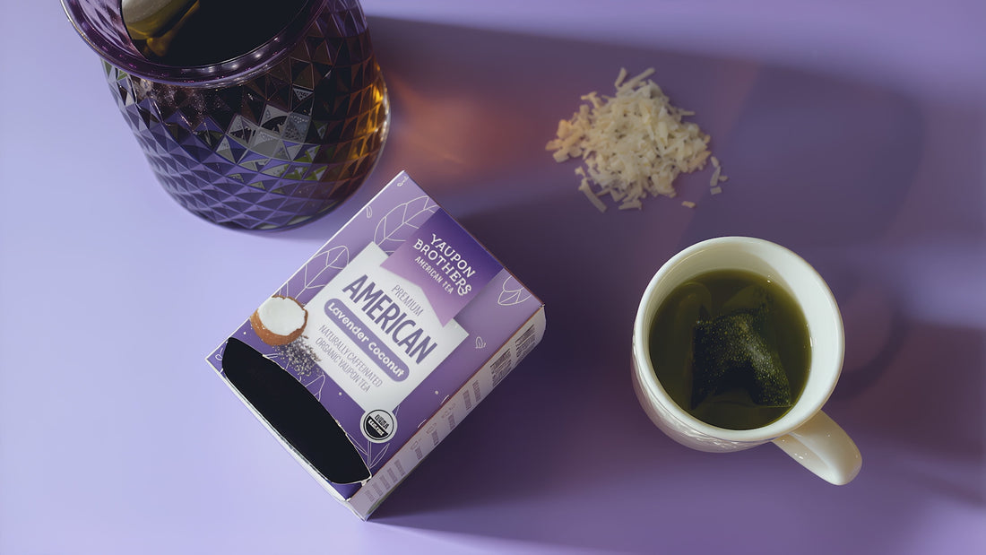yaupon brothers organic yaupon lavender coconut tea
