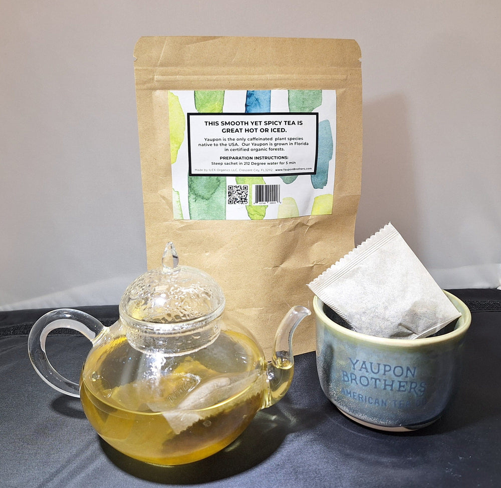 FG.YB.eco-16.each Yaupon Tea - Florida Chai - ZipPacket 16