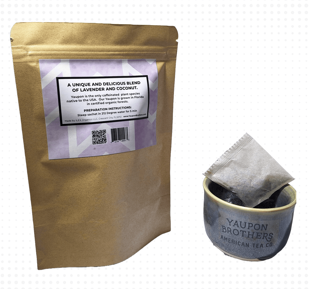Yaupon Tea - Lavender Coconut - ZipPacket 16