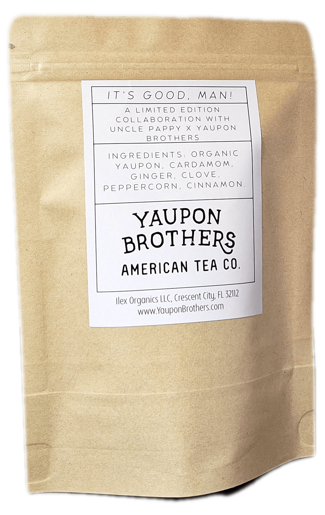 FG.YB.eco-16.each Yaupon Tea - Uncle Pappy's - ZipPacket 16