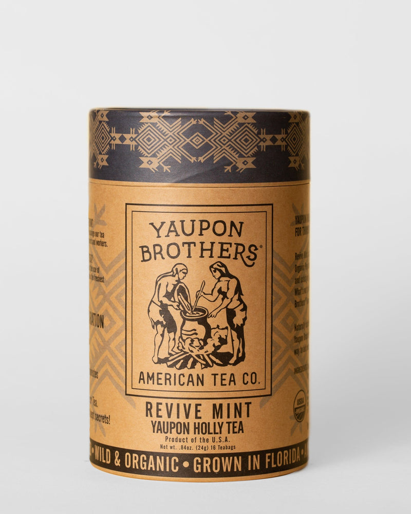 Yaupon Blends Eco-Tube (16 sachets) Revive Mint Yaupon Tea